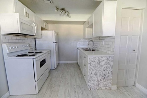 6-55 Lemoyne Crescent West, Lethbridge, AB - Indoor Photo Showing Kitchen With Double Sink