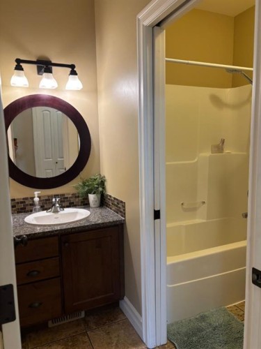 217 6 Avenue, Stirling, AB - Indoor Photo Showing Bathroom