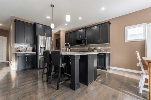 172 Firelight Way West, Lethbridge, AB - Indoor Photo Showing Kitchen With Upgraded Kitchen