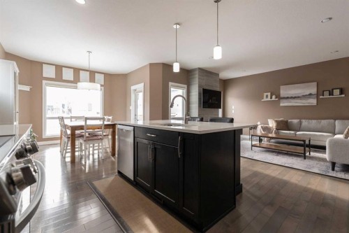 172 Firelight Way West, Lethbridge, AB - Indoor Photo Showing Kitchen With Upgraded Kitchen