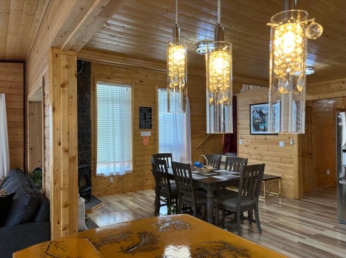 26 Mount Vista Drive, Hill Spring, AB - Indoor Photo Showing Dining Room