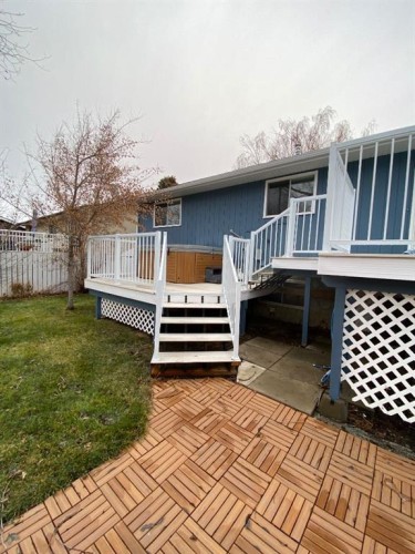 1102 Cameron Road South, Lethbridge, AB - Outdoor With Deck Patio Veranda With Exterior