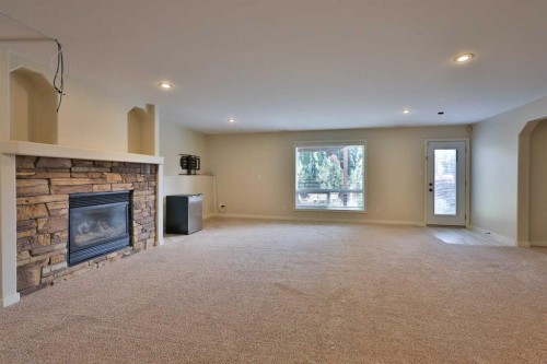 74 Rivermont Crescent West, Lethbridge, AB - Indoor With Fireplace