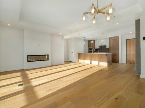 430-102 Scenic Drive North, Lethbridge, AB - Indoor With Fireplace