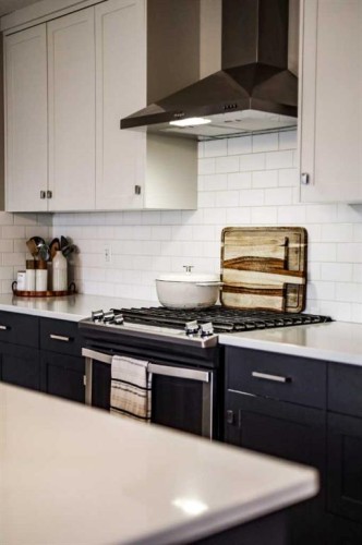 514 Devonia Road West, Lethbridge, AB - Indoor Photo Showing Kitchen With Upgraded Kitchen