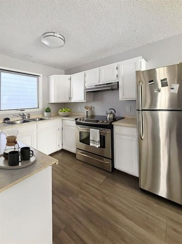 113 Cayuga Crescent West, Lethbridge, AB - Indoor Photo Showing Kitchen With Double Sink