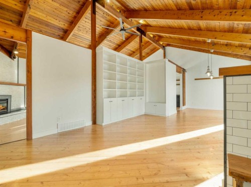 101 3 Street South, Picture Butte, AB - Indoor Photo Showing Other Room With Fireplace