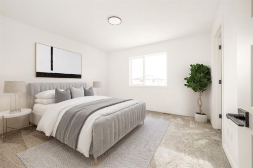 82 Miners Road West, Lethbridge, AB - Indoor Photo Showing Bedroom