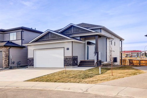 413 Rivergrove Chase West, Lethbridge, AB - Outdoor With Facade