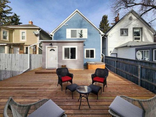 308 7A Avenue South, Lethbridge, AB - Outdoor With Deck Patio Veranda With Exterior