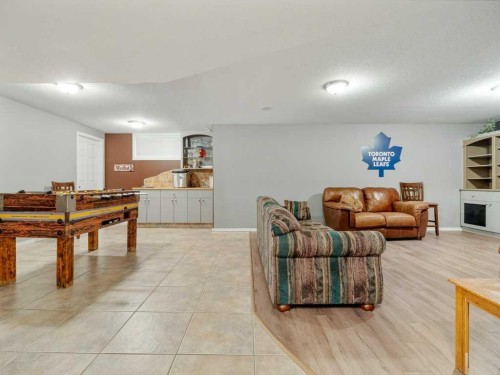 145 Canyon Close West, Lethbridge, AB - Indoor With Fireplace