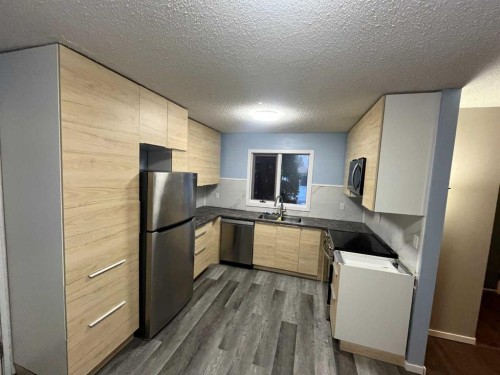 88 Cayuga Crescent West, Lethbridge, AB - Indoor Photo Showing Kitchen With Double Sink