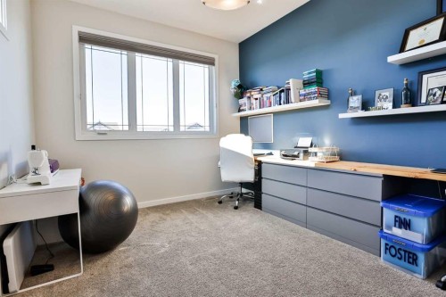 128 Cabot Landing West, Lethbridge, AB - Indoor Photo Showing Office