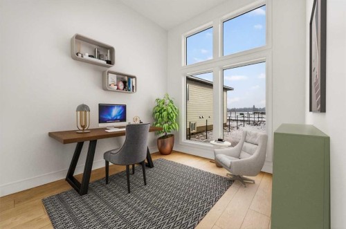 2533 16 Avenue, Coaldale, AB - Indoor Photo Showing Office