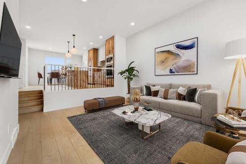 2533 16 Avenue, Coaldale, AB - Indoor Photo Showing Living Room