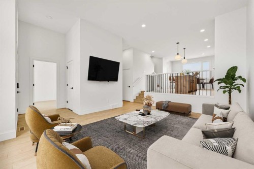 2533 16 Avenue, Coaldale, AB - Indoor Photo Showing Living Room