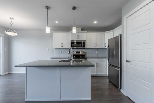 4-1202 Keystone Road West, Lethbridge, AB - Indoor Photo Showing Kitchen With Upgraded Kitchen