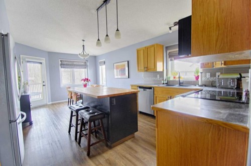 43 Chilcotin Way West, Lethbridge, AB - Indoor Photo Showing Kitchen With Double Sink