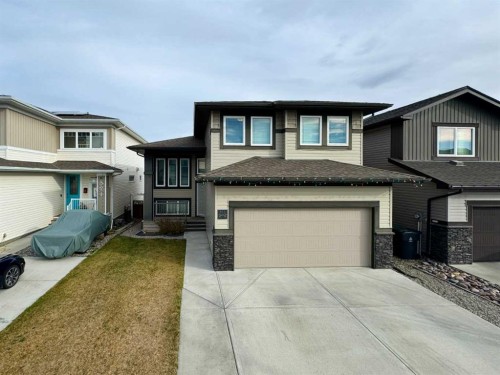317 Moonlight Way West, Lethbridge, AB - Outdoor With Facade