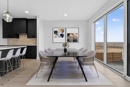241 Blackwolf Place North, Lethbridge, AB - Indoor Photo Showing Dining Room