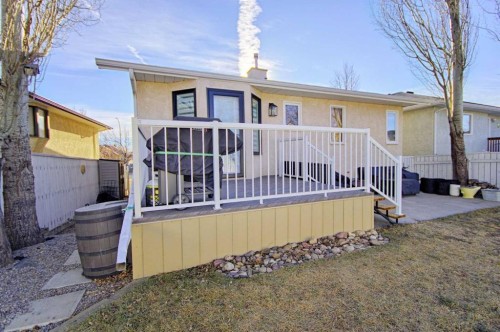 46 Heritage Crescent West, Lethbridge, AB - Outdoor With Deck Patio Veranda