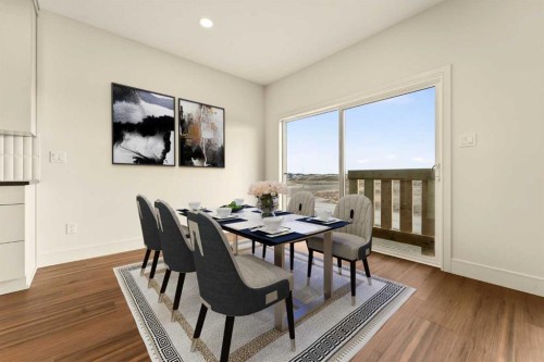 773 Violet Place West, Lethbridge, AB - Indoor Photo Showing Dining Room