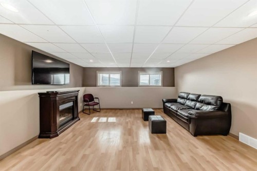 41 Canyoncrest Point West, Lethbridge, AB - Indoor With Fireplace