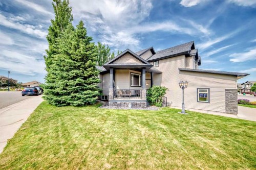 41 Canyoncrest Point West, Lethbridge, AB - Outdoor With Deck Patio Veranda