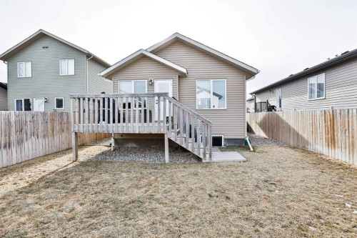 241 Sundance Drive, Coalhurst, AB - Outdoor With Deck Patio Veranda