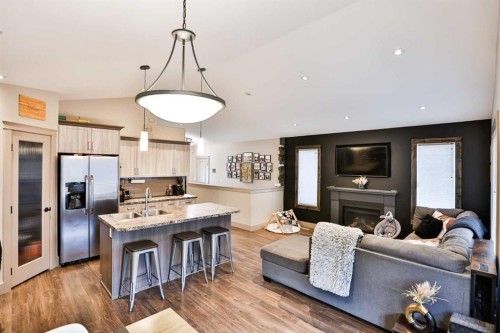241 Sundance Drive, Coalhurst, AB - Indoor With Fireplace