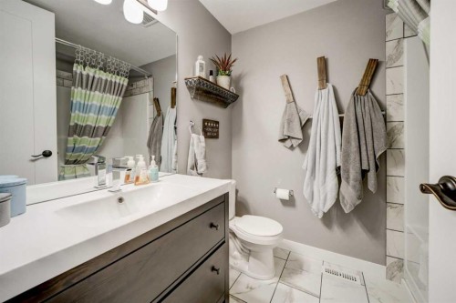 34 Honeysuckle Road North, Lethbridge, AB - Indoor Photo Showing Bathroom
