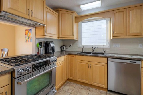 79 Temple Crescent West, Lethbridge, AB - Indoor Photo Showing Kitchen With Double Sink