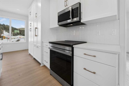 8602 25 Avenue, Coleman, AB - Indoor Photo Showing Kitchen