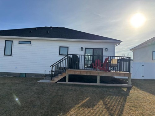 349 E 1 Avenue North, Magrath, AB - Outdoor With Deck Patio Veranda