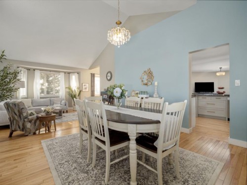 63 Deer Path Meadows, Fort Macleod, AB - Indoor Photo Showing Dining Room