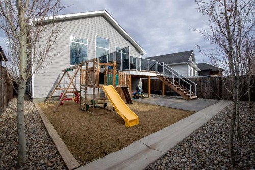 340 Greenwood Place, Coalhurst, AB - Outdoor With Deck Patio Veranda