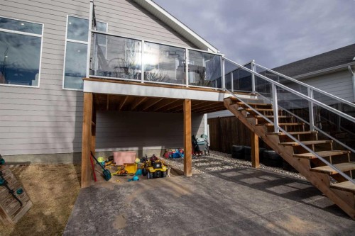 340 Greenwood Place, Coalhurst, AB - Outdoor With Deck Patio Veranda With Exterior