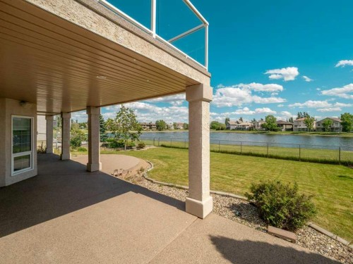 24 Fairmont Point South, Lethbridge, AB - Outdoor With Body Of Water With Deck Patio Veranda With View