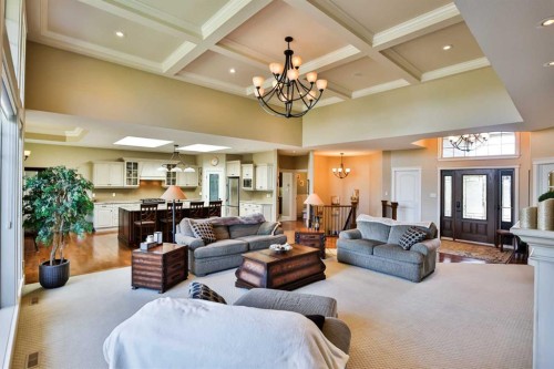 406 Stonecrest Terrace West, Lethbridge, AB - Indoor Photo Showing Living Room