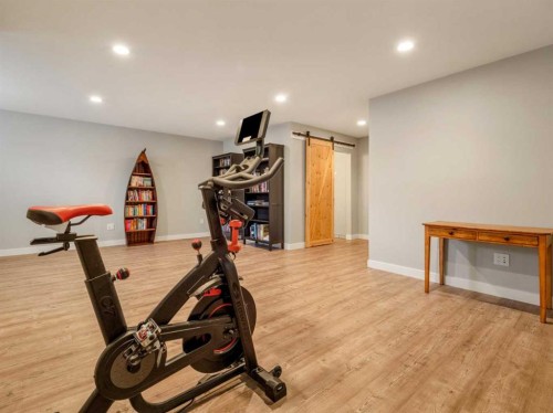 166 Crocus Terrace West, Lethbridge, AB - Indoor Photo Showing Gym Room