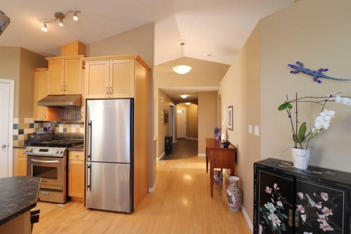 50 Riverbrook Close West, Lethbridge, AB - Indoor Photo Showing Kitchen With Stainless Steel Kitchen