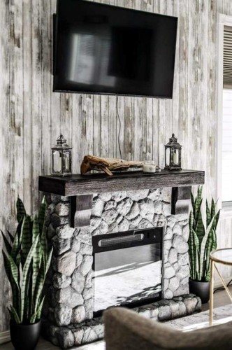 248 Sunridge Road West, Lethbridge, AB - Indoor Photo Showing Other Room With Fireplace