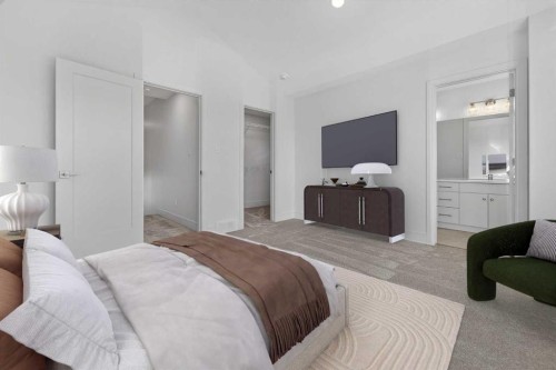 161 Caribou Bend North, Lethbridge, AB - Indoor Photo Showing Bedroom