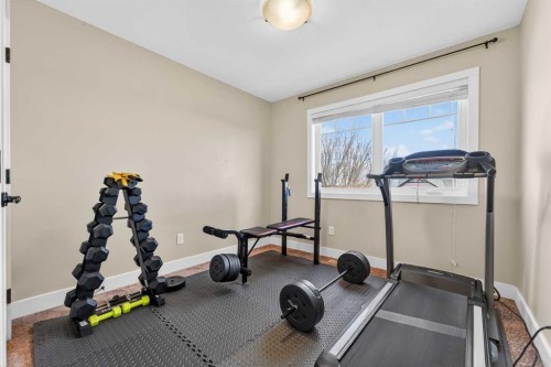 346 Twinriver Road West, Lethbridge, AB - Indoor Photo Showing Gym Room