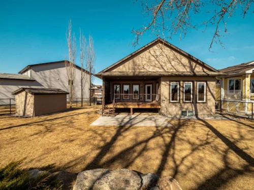 147 Westgate Drive, Coaldale, AB - Outdoor With Deck Patio Veranda
