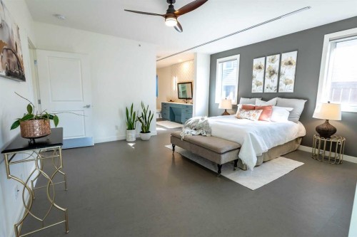 108 Gateway Mews South, Lethbridge, AB - Indoor Photo Showing Bedroom