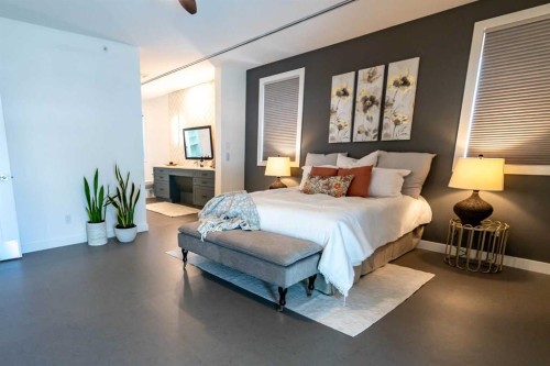 108 Gateway Mews South, Lethbridge, AB - Indoor Photo Showing Bedroom