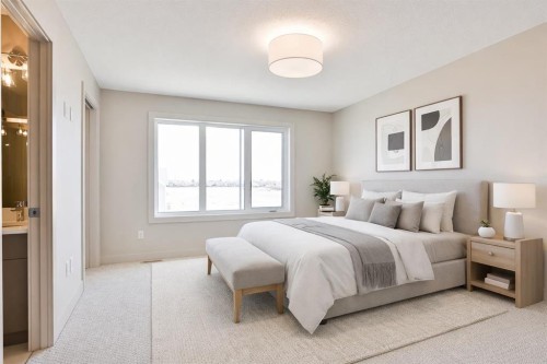 320 Aquitania Boulevard West, Lethbridge, AB - Indoor Photo Showing Bedroom