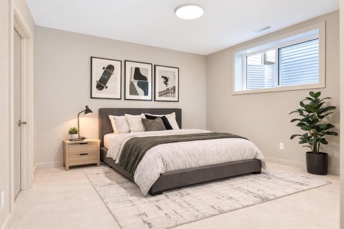 320 Aquitania Boulevard West, Lethbridge, AB - Indoor Photo Showing Bedroom