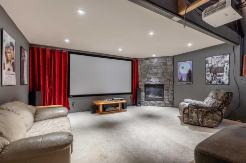 1907 7A Avenue North, Lethbridge, AB - Indoor With Fireplace